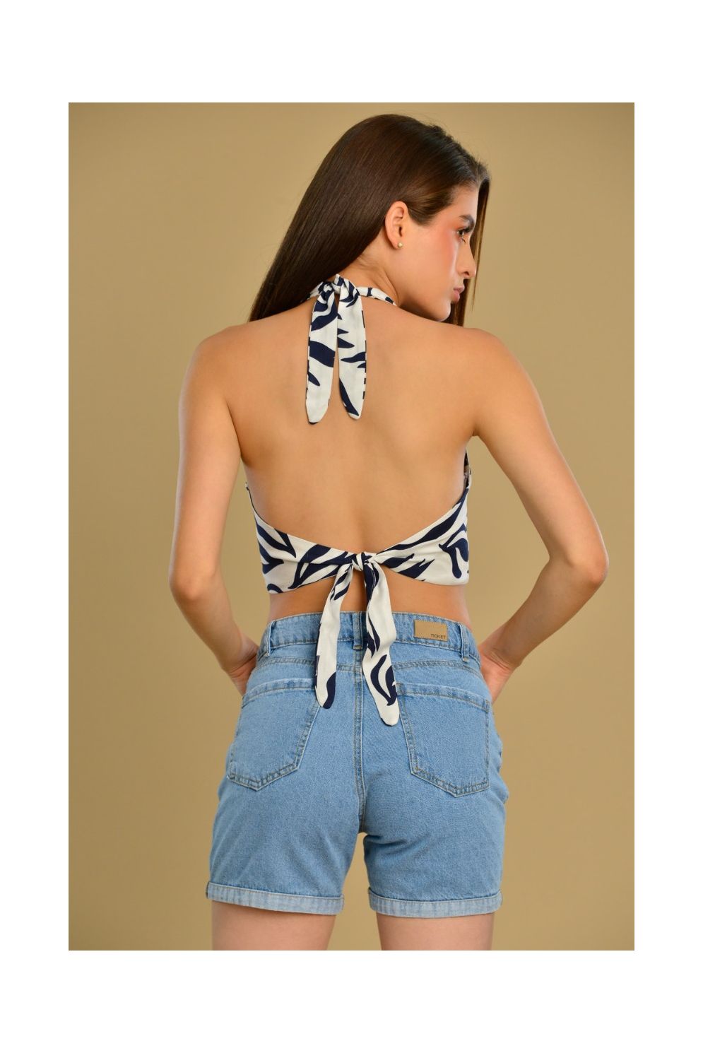 Blusas de amarrar al cuello best sale
